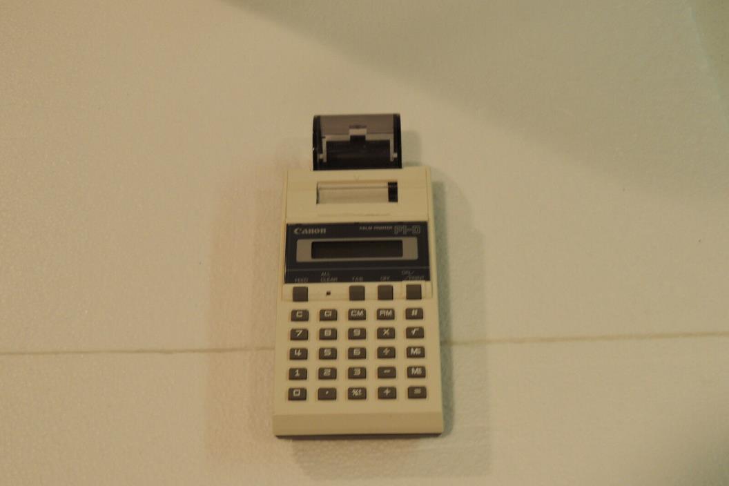 Canon P1-D Handheld Printing Calculator Palm Printer