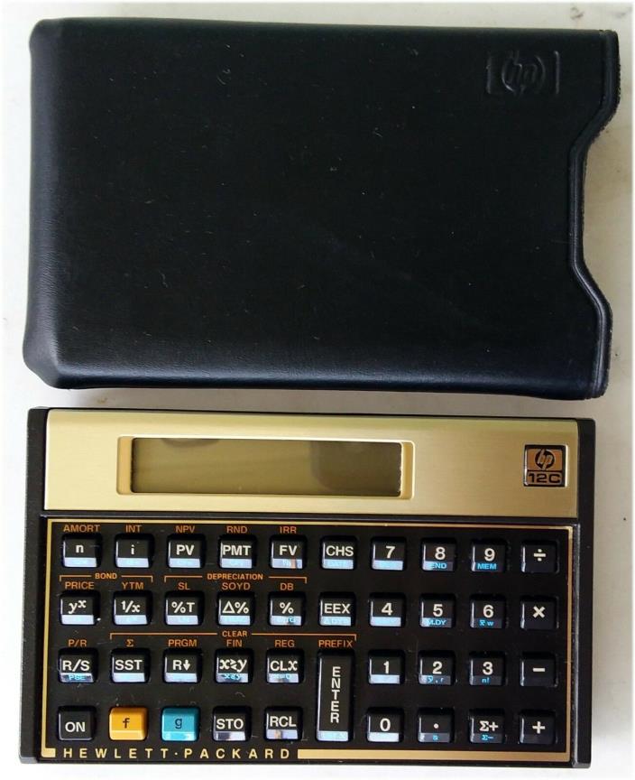 Hewlett Packard HP-12C Financial Business RPN Calculator Brazil Serial Number
