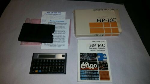 HP 16C Computer Scientist Calculator, Excellent Condition