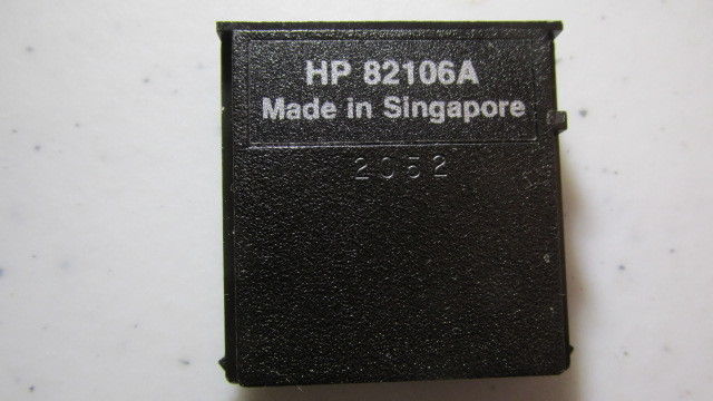 HP-41C Memory Module (HP 82106A) WORKING