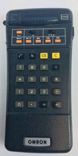 VFD Calculator Vacuum Fluorescent Display Omron 88M Vintage Made in Japan