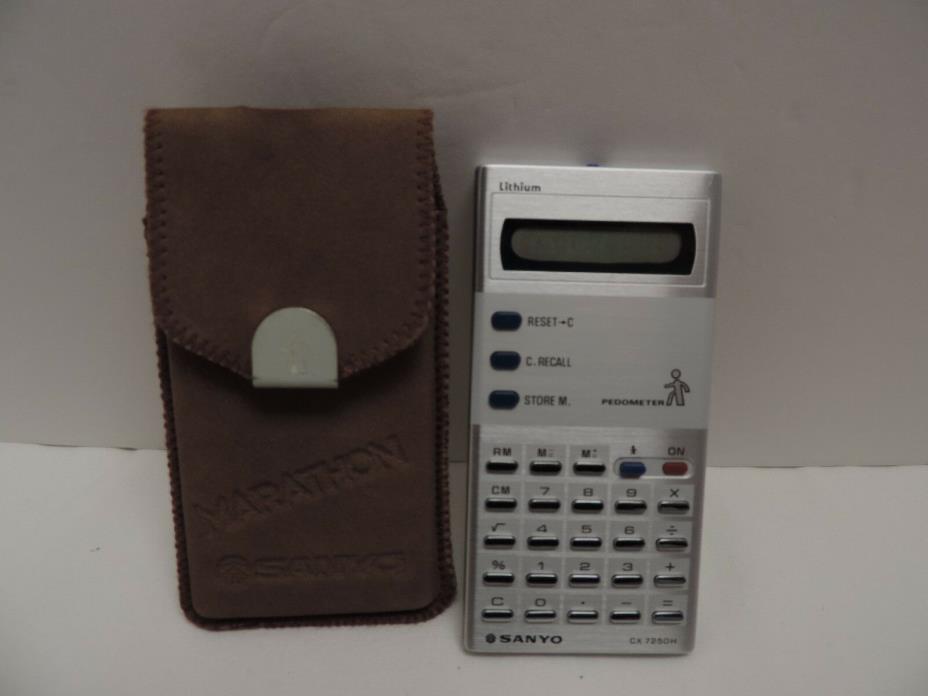 Sanyo Calculator Pedometer Jogging Meter CX 7250H
