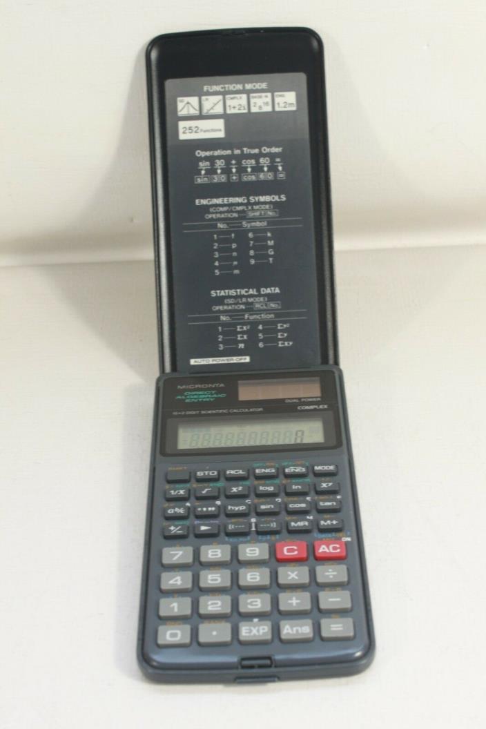 MICRONTA 85-820 vintage calculator. (ref B 526)