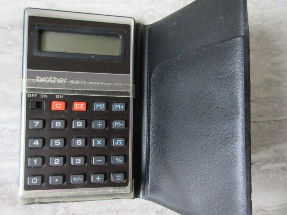 Vintage Brother 821L Auto Power Calculator