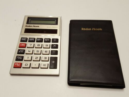 Radio Shack EC-440 Solar Power Deluxe Calculator Vintage WORKS!