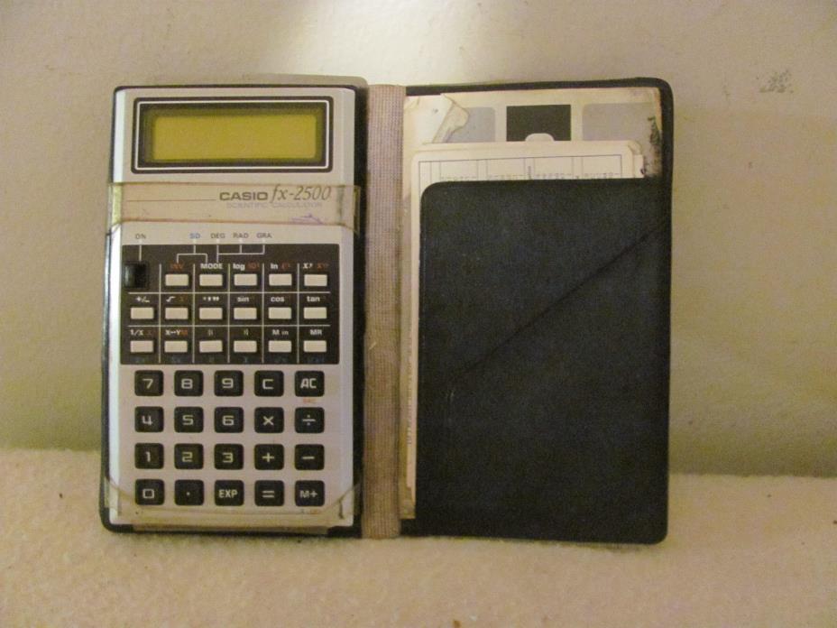 Vintage Casio FX-2500 Scientific Calculator