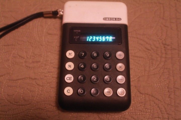 Vintage Omron Type 86 Electronic Calculator