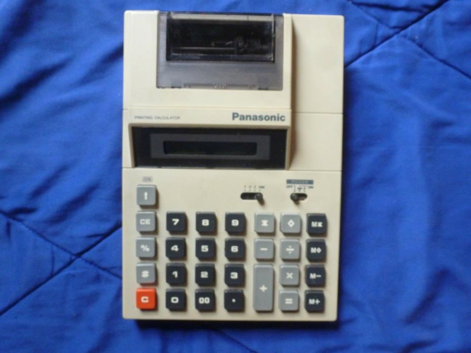 vtg PANASONIC JE-853 P Desktop or mobile Printing Calculator
