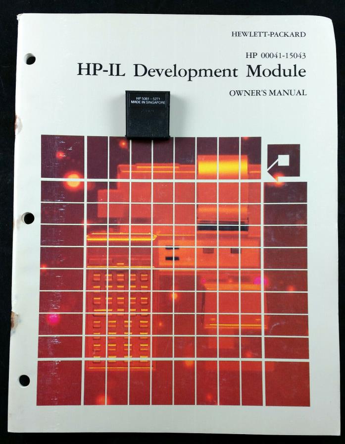 HP-41 Calculator HP-IL Development Module p/n 5061-5271 with Manual