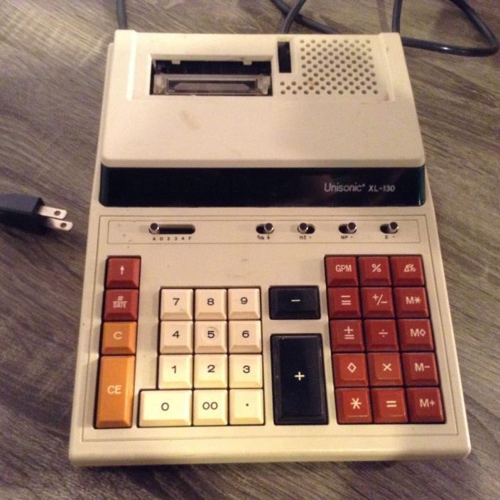 UNISONIC XL 130 Vintage calculator