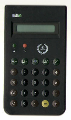 Vintage Calculator Braun AG Type 4776 Dieter Rams Design 