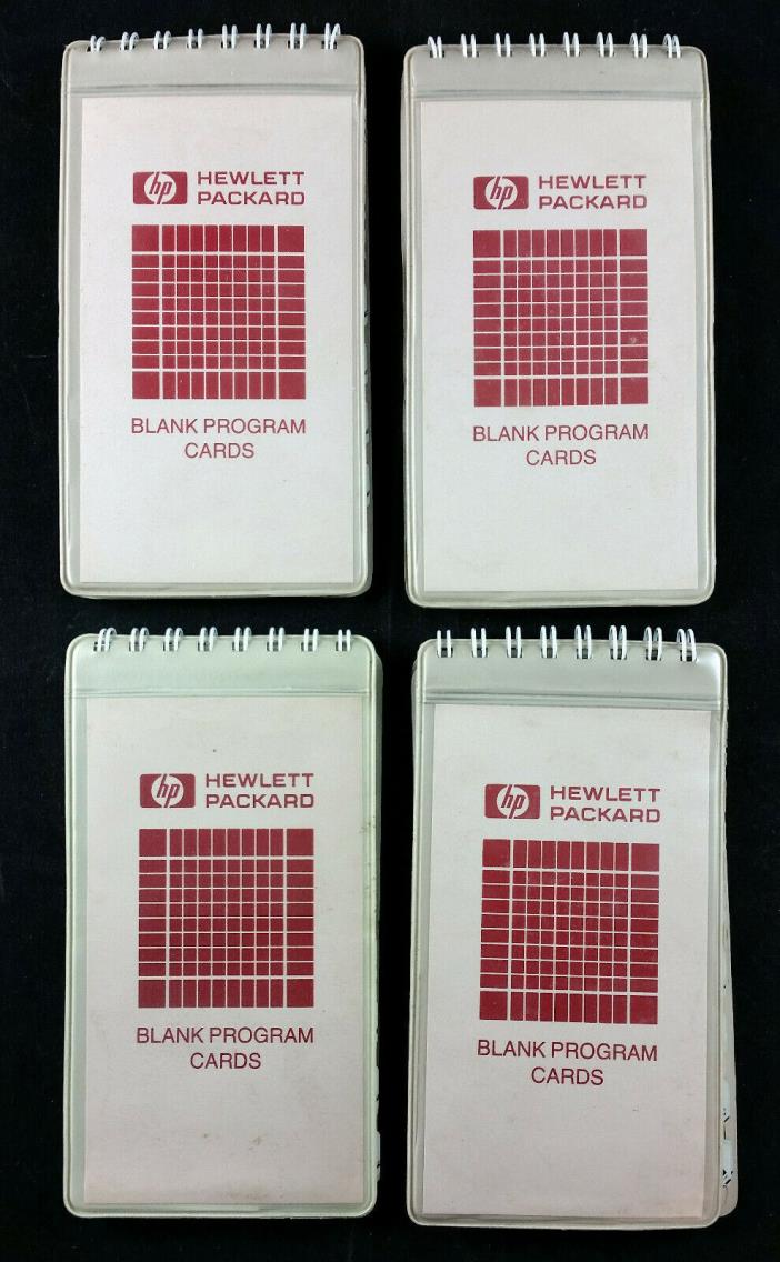 (152) HP Program Cards for HEWLETT-PACKARD HP-65 HP-67 HP-97 Calculators+Sleeves