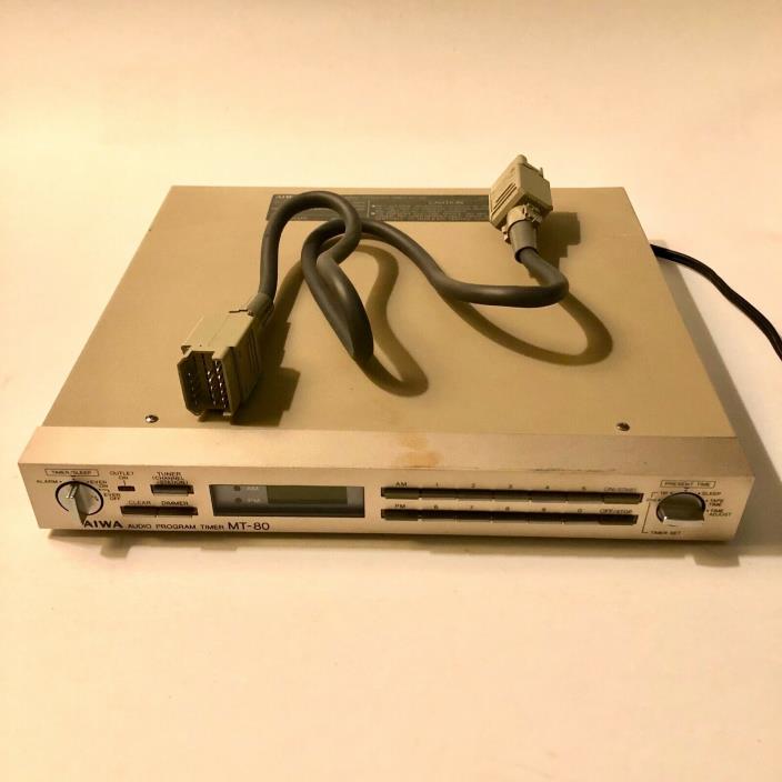 AIWA MT-80 Audio Program Timer Model MT-80H