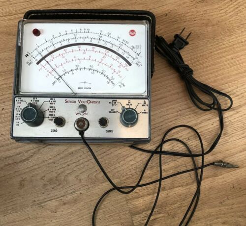 Vintage RCA Senior Volt Ohmist Meter WV-98C