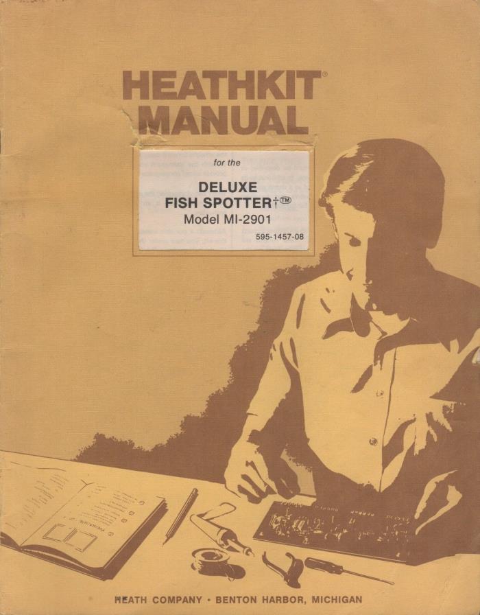 LH026 Heathkit Manual for Deluxe Fish Spotter Model MI-2901 (1972)