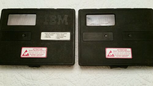 Lot of (2) Vintage IBM Conductive Containers 9.25
