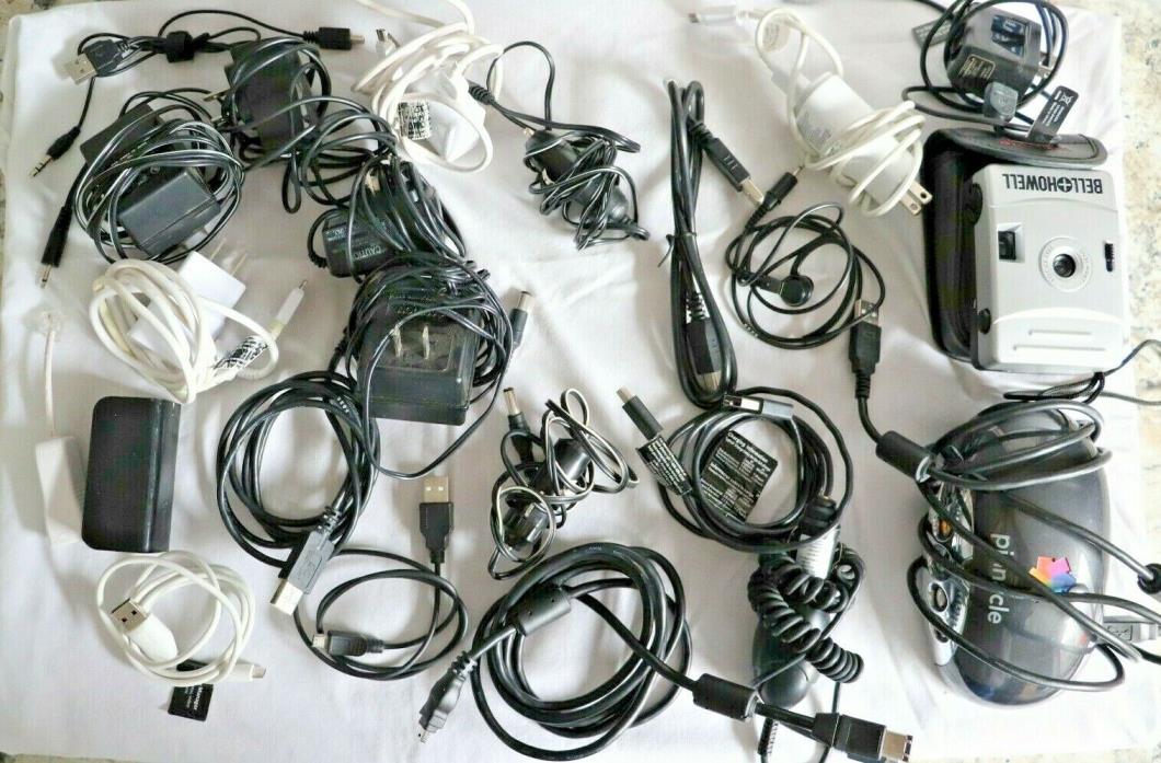 Junk Drawer Huge Lot Of Electronics USB Chargers  Wires Power Cords Etc.