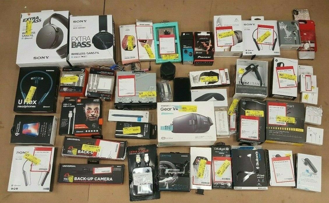 LOT of Mixed Electronics Customer Returns/Not Tested As-IS Sony Samsung Apple