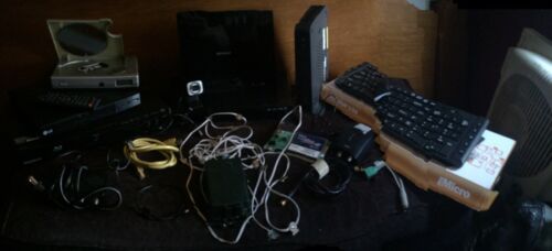 Mixed Lot of Electronics Tech HP HDMI Cables DVD Modems Power Bank LG USB MORE