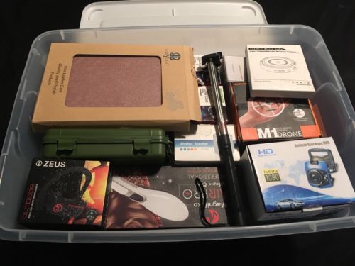 Bulk Lot Misc Untested Box Tote Electronics Possible Salvage Parts