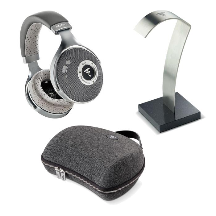 Focal Clear Headphones, Headphone Stand & Rigid Carry Case