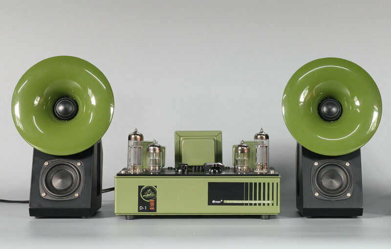 Quinpu D1 audio tube amplifier with S2 speakers
