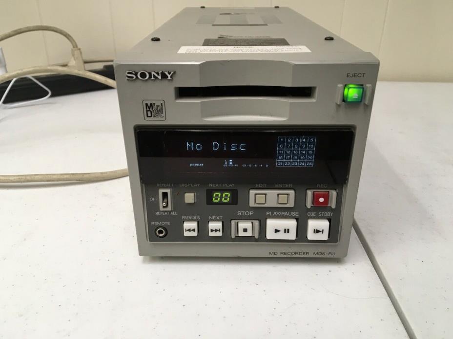 Sony MD Recorder MDS-B3