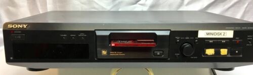 SONY MiniDisk Deck Model MDS-JE330 Tested & Disk