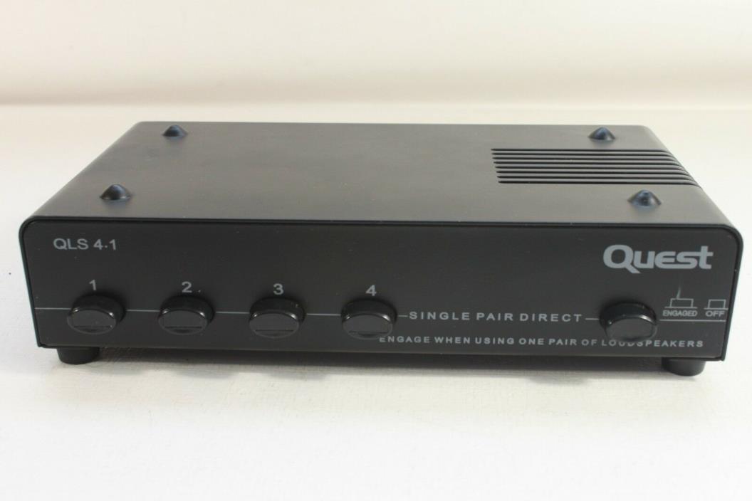 QUEST QLS 4.1 speakers switch. (ref B 524)