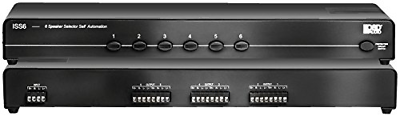 ISS6 6-Channel High Power Stereo Speaker Selector Switch with Impedance Matching
