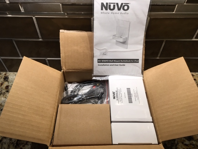 NUVO NV-WMIPS-DC WALL MOUNT NUVO DOCK FOR IPOD SYSTEM DC