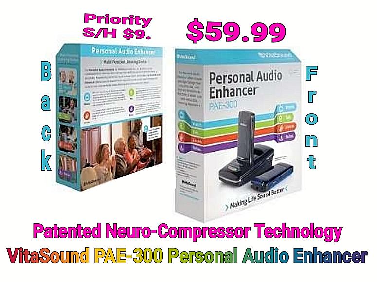 BRAND NEW VitaSound PAE-300 Personal Audio Enhancer