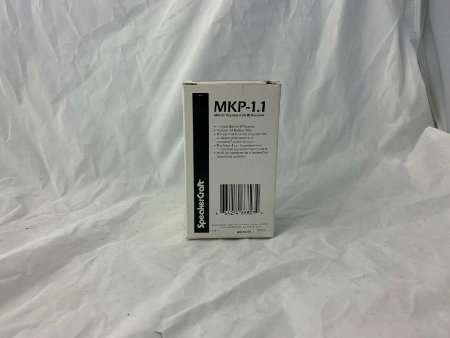 *BRAND NEW* - SpeakerCraft MKP-1.1 - Master Keypad with IR Receiver