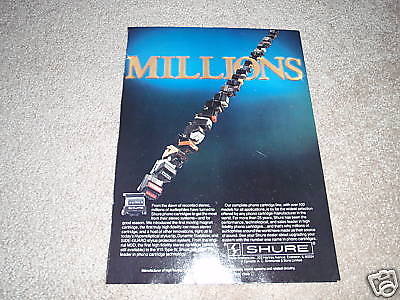 Shure V15 Type 4, others, color Cartridge Ad 1979