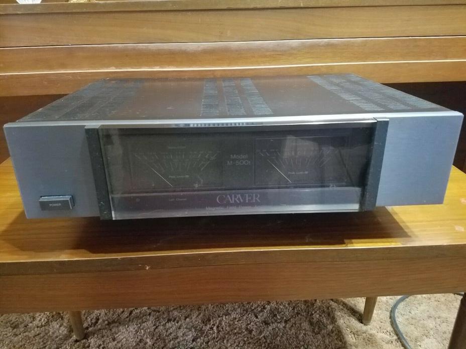 Carver M-500T Magnetic Field Amplifier works very good