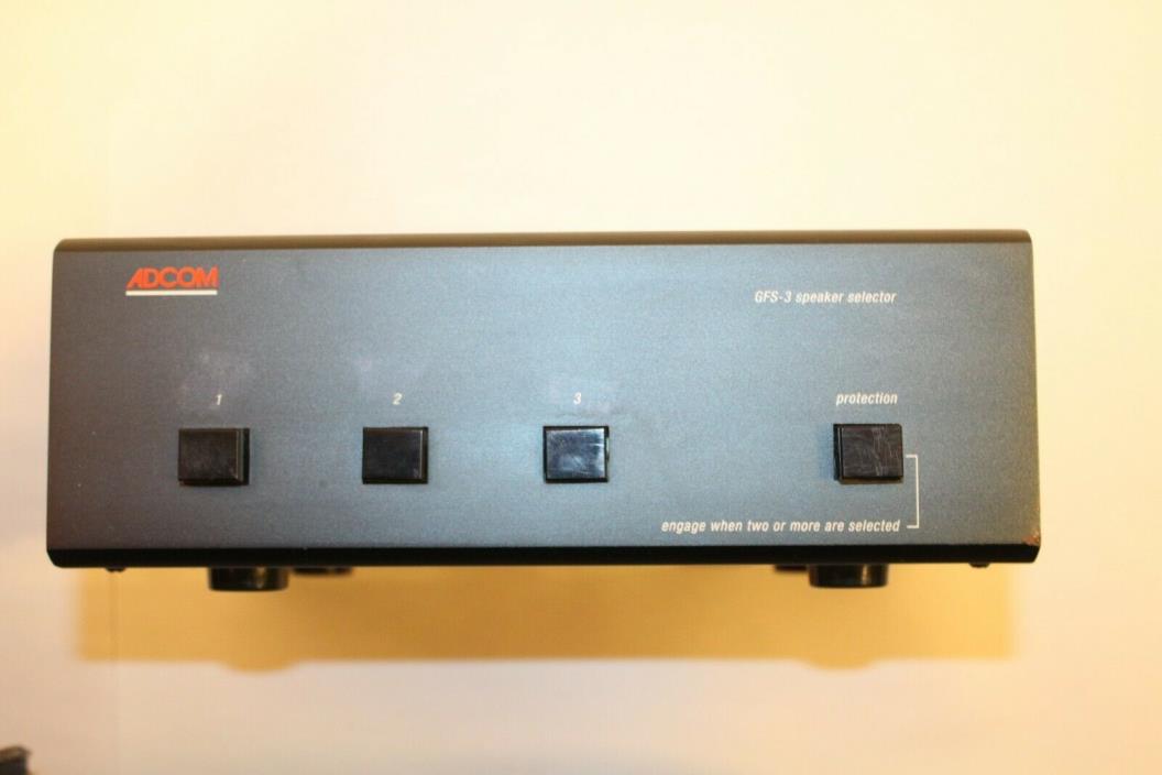 ADCOM GFS-3 3 Outputs Speaker Control