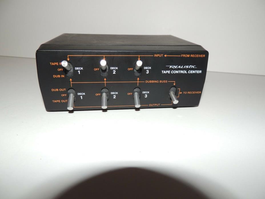 Realistic Tape Control Center Cat. No. 42-2105