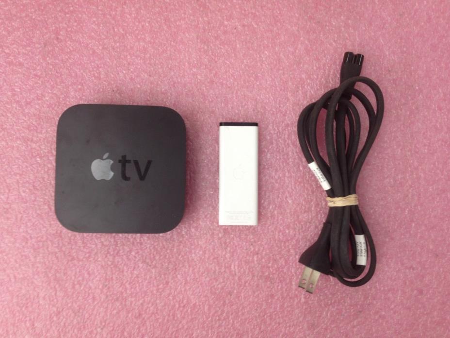 Apple TV A1469 3rd Gen Smart Media Streaming Player w/ Remote TESTED | O6152