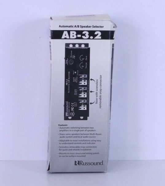 NEW Russound AB-3.2 RD-AB32 Russound Automatic A/B Speaker Selector