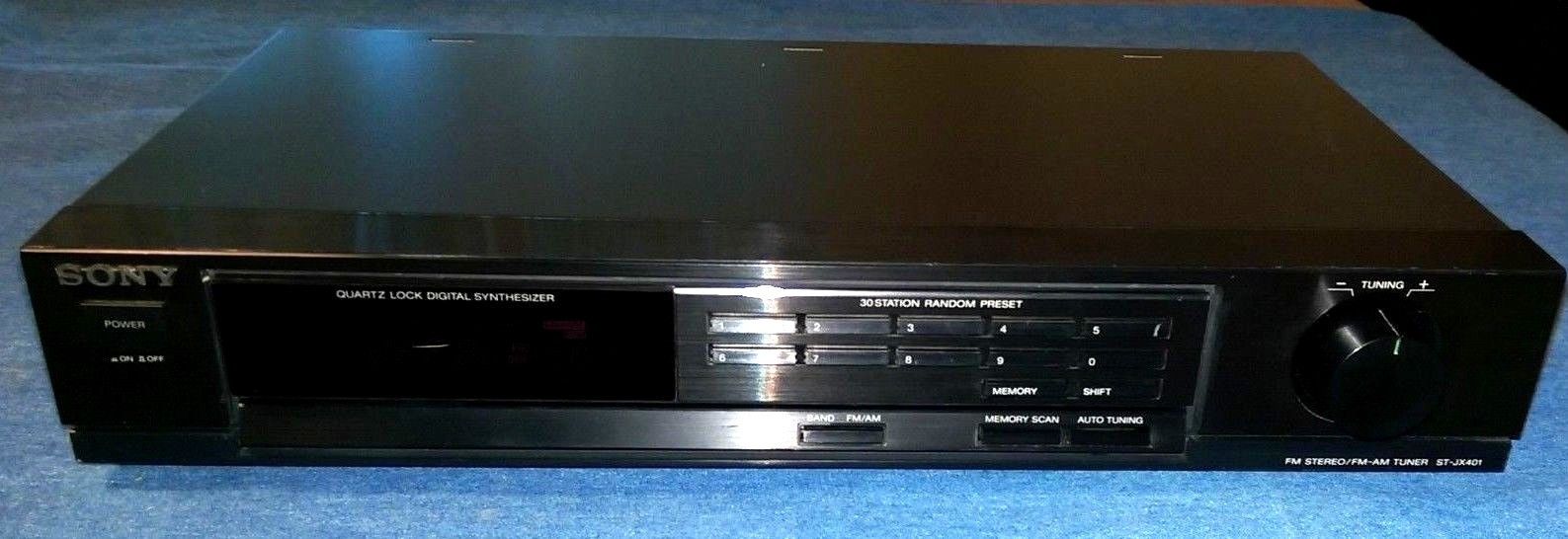 Sony ST-JX401 AM FM Stereo Digital Tuner Tested Works Excellent
