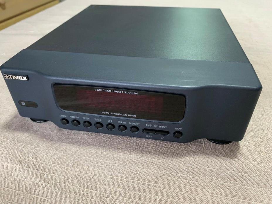 FISHER Model # FM-M44 Compact Stereo Digital Synthesizer Tuner, Japan