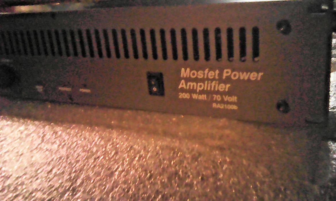 Rolls RA2100B - 200W/70V Mosfet Power Amplifier - 2 Channel