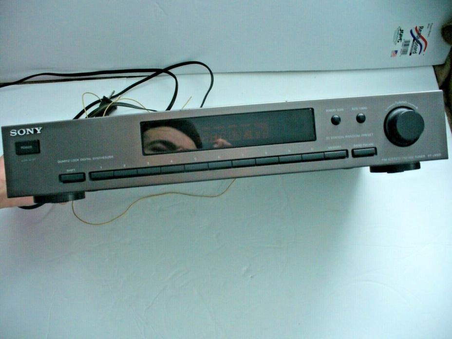 Sony ST-JX421 Quartz Lock Digital Synthesizer FM Stereo AM Tuner