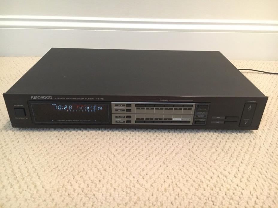KENWOOD KT-75 AM/FM Stereo Synthesizer Tuner