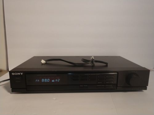 Sony ST-JX401 AM FM Stereo Digital Tuner Tested Remote Cable Included Free Ship