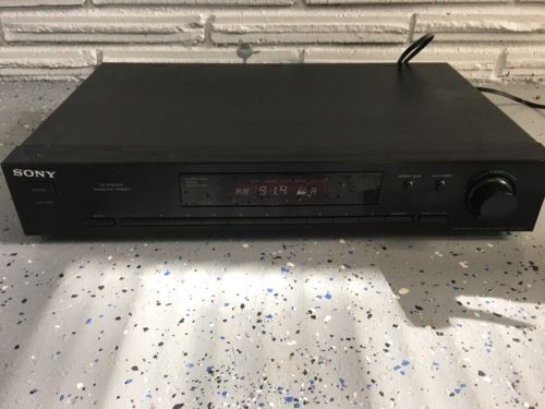 Sony ST-JX411 FM-AM Tuner Tested & Working