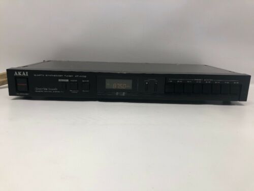 Akai Quartz Synthesizer Tuner AT-A102- Powers On