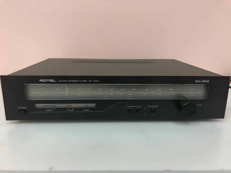 ROTEL RT-1000 Tuner. Fully Restored!!