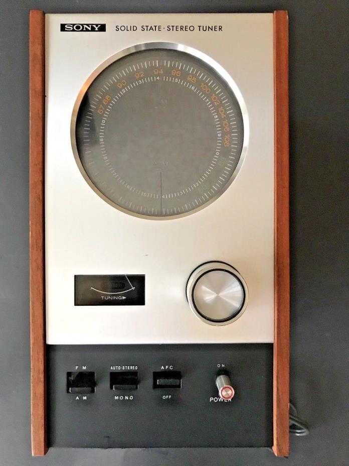 SONY FM STEREO FM-AM Tuner ST-80W