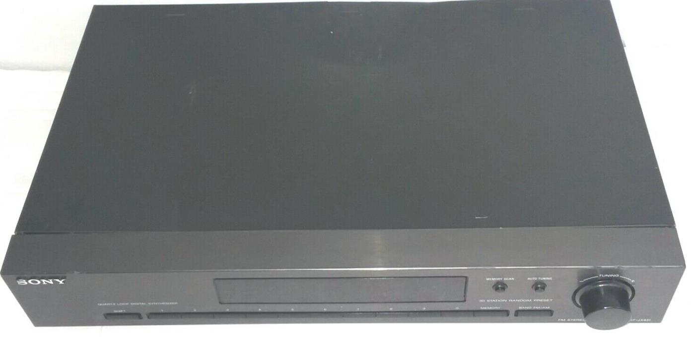 Sony FM Stereo FM/AM Tuner ST-JX431 w/ no remote control